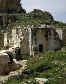 Citadel of Salah Ed-Din or Saladin Castle, near Al-Haffah, Syria, 2001. Creator: LTL