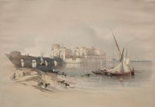 Citadel of Sidon, 1839. Creator: David Roberts (British, 1796-1864)