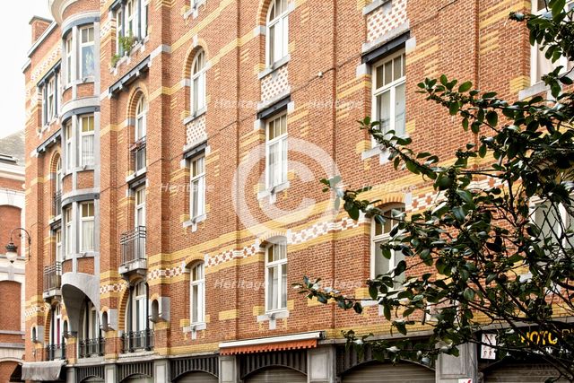Cite Hellemans, Rue Blaes, Brussels, Belgium, (c1905-1914), c2014-2017. Artist: Alan John Ainsworth.