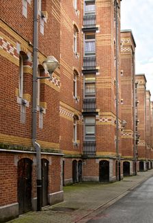 Cite Hellemans, Rue Blaes, Brussels, Belgium, (c1905-1914), c2014-2017. Artist: Alan John Ainsworth