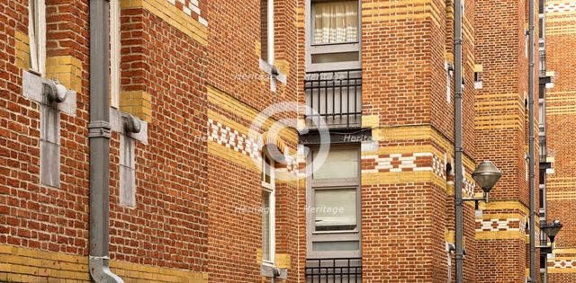 Cite Hellemans, Rue Blaes, Brussels, Belgium, (c1905-1914), c2014-2017. Artist: Alan John Ainsworth.