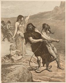 Cité Lacustre, 1897. Creator: Fernand Cormon (French, 1845-1924); Imprimerie Champenois