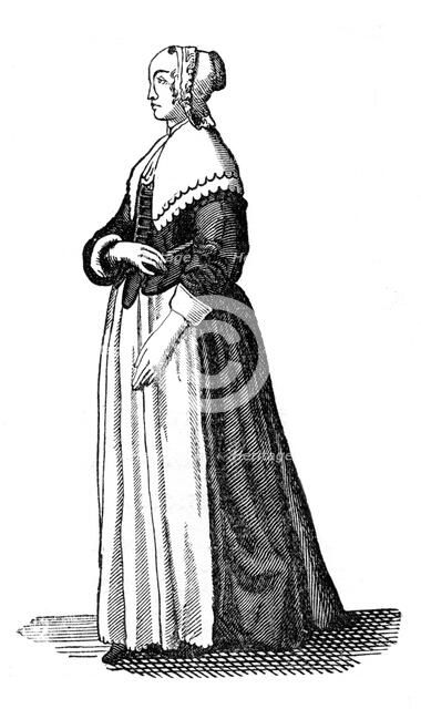 Citizen's daughter, 1649, (1910). Artist: Unknown