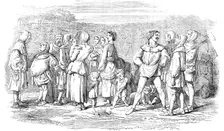 Citizens of London walking in the Pleasant Pastures of Smethefelde, 1857. Creator: Unknown