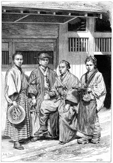 Citizens of Tokyo, Japan, 1895