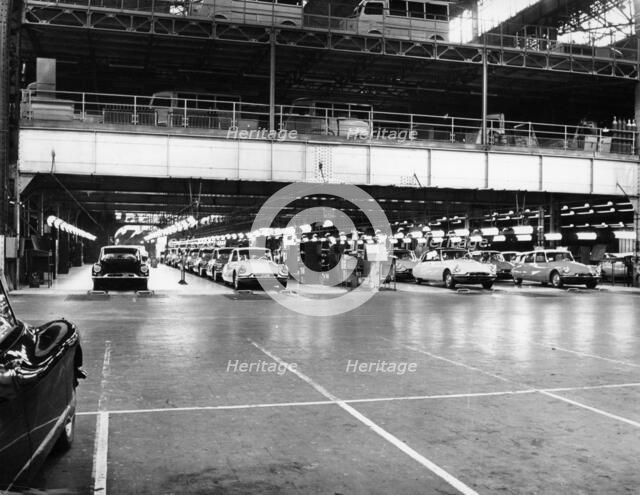 Citroen Production line, 1960. Artist: Unknown
