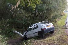 Citroen Saxo accident 2016. Creator: Unknown