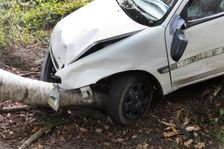 Citroen Saxo accident 2016. Creator: Unknown