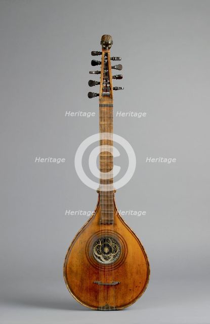 Cittern, 17th century. Artist: Unknown.