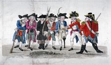 City traind bands 1789. Artist: John Nixon