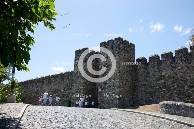 City walls, Braganca, Portugal, 2009.  Creator: Samuel Magal.