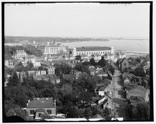 City and harbor, Annapolis, Md., c1906. Creator: Unknown