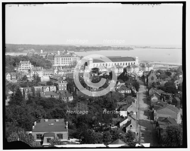 City and harbor, Annapolis, Md., c1906. Creator: Unknown.
