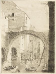 City Canal, 1778. Creator: George Hadfield