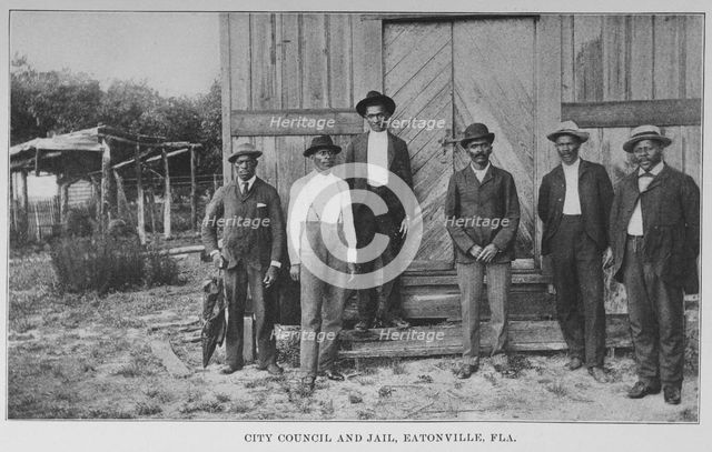 City Council and jail, Eatonville, Fla., 1907. Creator: Unknown.