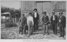 City Council and jail, Eatonville, Fla., 1907. Creator: Unknown