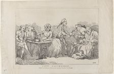 City Courtship, 1786., 1786. Creator: Imitator of Thomas Rowlandson