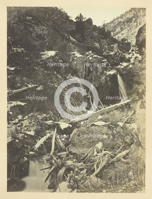 City Creek Canon, Wasatch Mountains, Salt Lake Valley, 1868/69. Creator: Andrew Joseph Russell.