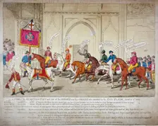 City election candidates of 1812. Artist: Anon