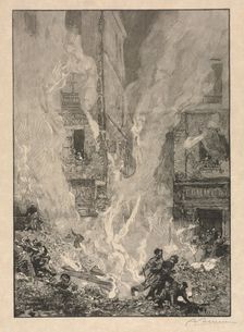 [City Fire]. Creator: Auguste Louis Lepère (French, 1849-1918)