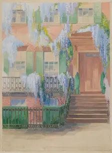 City Garden, c. 1936. Creator: Gilbert Sackerman