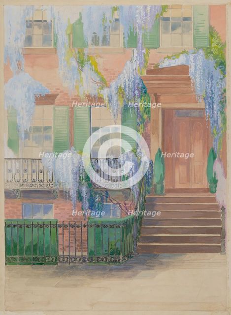 City Garden, c. 1936. Creator: Gilbert Sackerman.