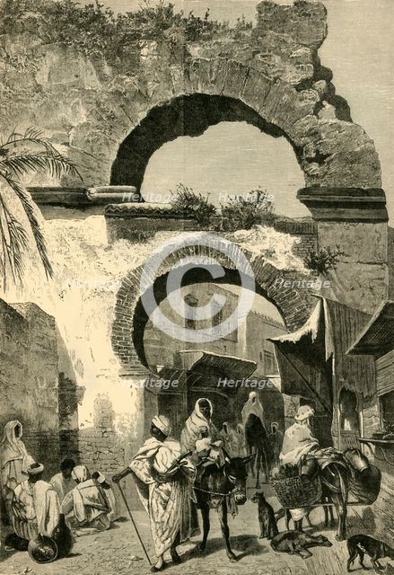 'City Gate in Tunis', 1881. Creator: Unknown.