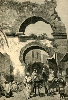 City Gate in Tunis 1881. Creator: Unknown