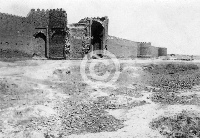 City gate, Samarra, Mesopotamia, 1918. Artist: Unknown
