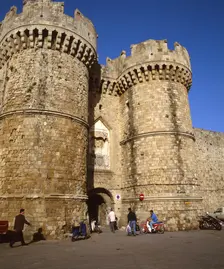 City Gates, Rhodes, Greece, 2019. Creator: Ethel Davies