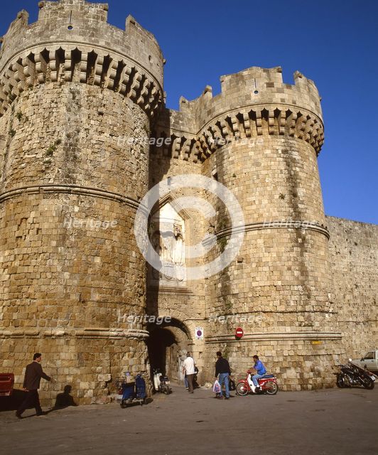 City Gates, Rhodes, Greece, 2019. Creator: Ethel Davies.