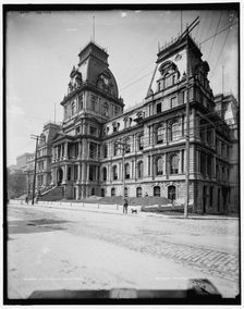 City Hall, Montreal, between 1890 and 1901. Creator: Unknown