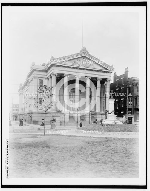 City Hall, New Orleans, La., c1900. Creator: Unknown.