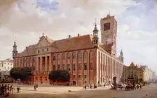 City Hall at Thorn, 1848. Creator: Eduard Gaertner
