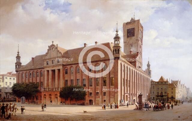 City Hall at Thorn, 1848. Creator: Eduard Gaertner.