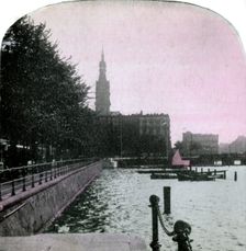 City Hall and the Alster, Hamburg, Germany, late 19th century
