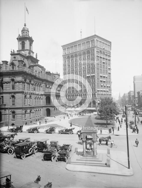 City Hall and Majestic Building, Detroit, Mich., between 1900 and 1910. Creator: Unknown.