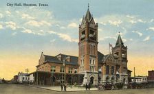 City Hall and Market House, Houston, Texas, USA, 1918