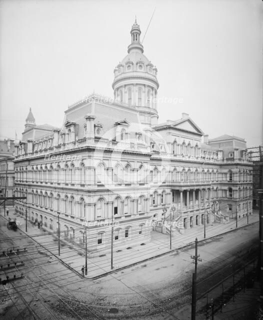 City Hall, Baltimore, Md., between 1900 and 1910. Creator: Unknown.