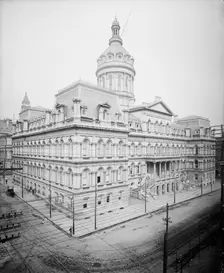 City Hall, Baltimore, Md., between 1900 and 1910. Creator: Unknown
