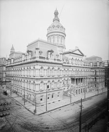 City Hall, Baltimore, Md., between 1900 and 1910. Creator: Unknown
