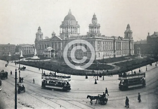 'City Hall, Belfast', 1917. Artist: Unknown.