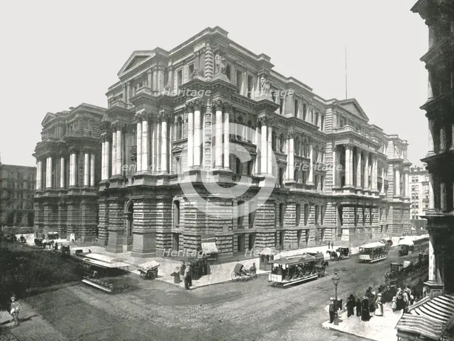 City Hall, Chicago, USA, 1895. Creator: W & S Ltd.