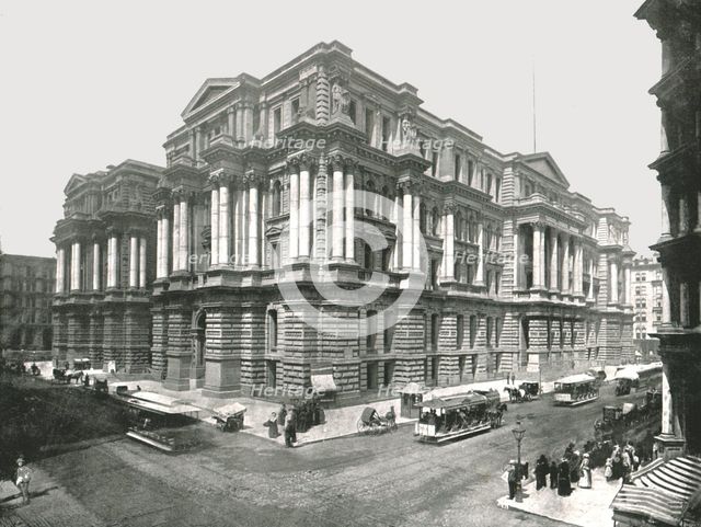 City Hall, Chicago, USA, 1895. Creator: W & S Ltd.