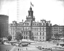 City Hall, Detroit, Michigan, USA, c1900. Creator: Unknown