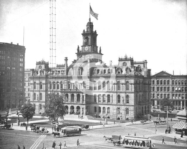 City Hall, Detroit, Michigan, USA, c1900. Creator: Unknown.