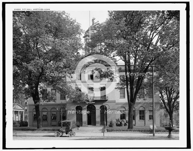 City Hall, Hartford, Conn., (1907?). Creator: Unknown.