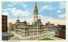 City Hall, Philadelphia, Pennsylvania, USA, 1914