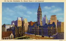 City Hall, Philadelphia, Pennsylvania, USA, 1933