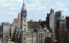 City Hall, Philadelphia, Pennsylvania, USA, 1953